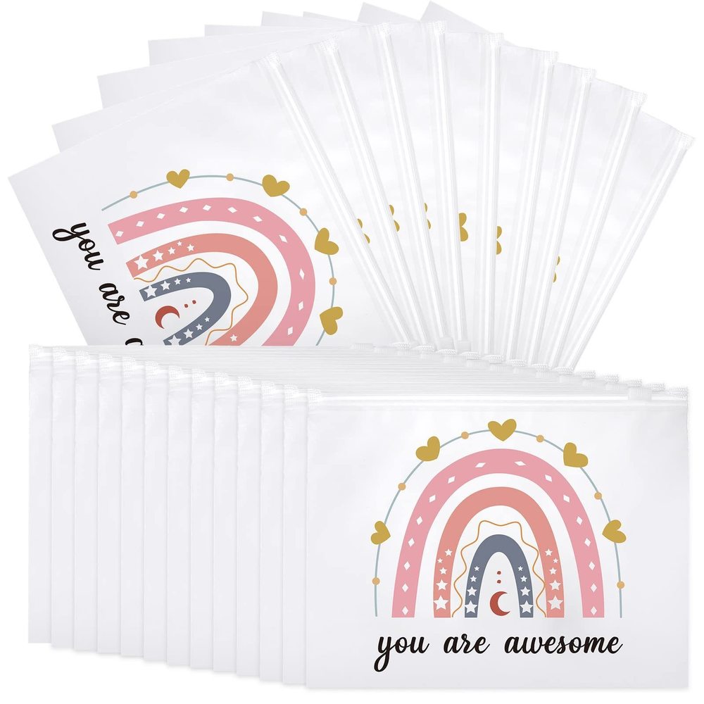 50 Pcs Inspirational Gifts Bulk For Women Cosmetic Bag Eva You Are Braver🐴